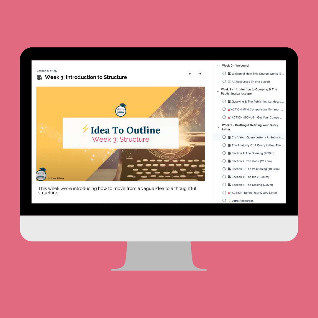 Online Course: Idea To Outline - Draft a Rough Outline of Your Brilliant Story