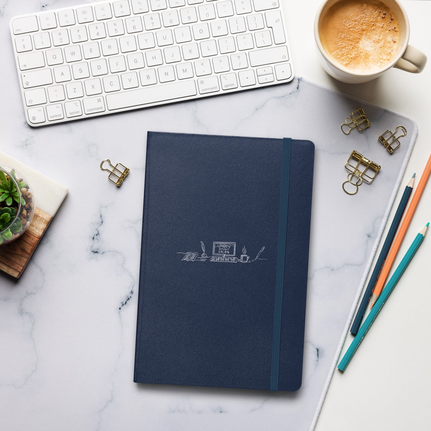 LWS Hardcover bound notebook - Dark Blue