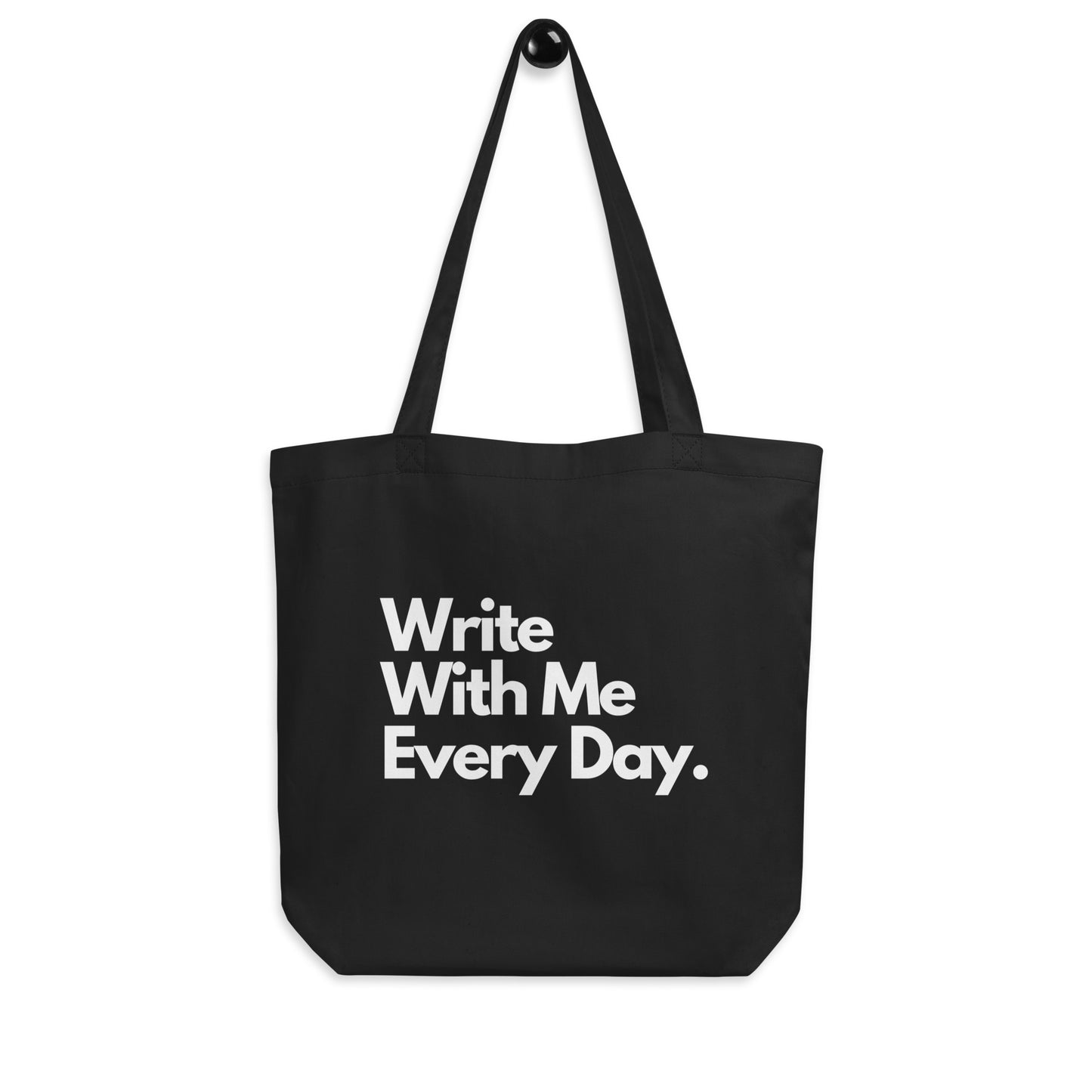 "Write With Me" Eco Tote - Black